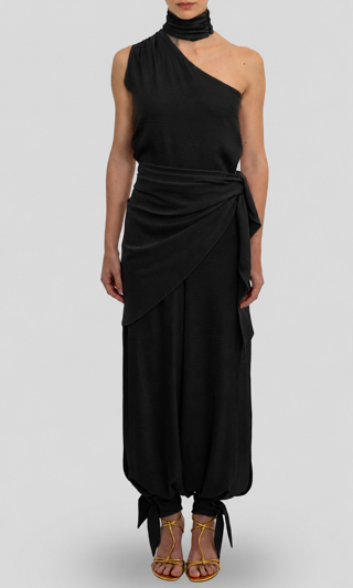 FABRIC SATEN TEXTURIZADO LISO NEGRO